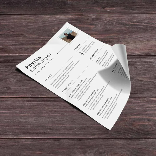 Template CV/Resume + Free Canva Propesional Satu Bulan