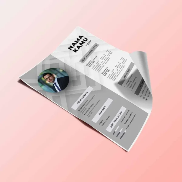 Template CV dan Resume + Canva Pro Satu bulan