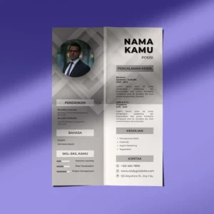 Template CV dan Resume + Canva Pro Satu bulan